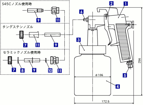 ブラウンブラスター｜ブラスト機・ブラストマシンの厚地鉄工