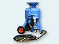 Air blasting machine
