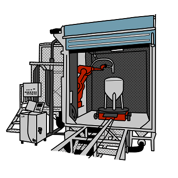 アスコ ロボットブラスト