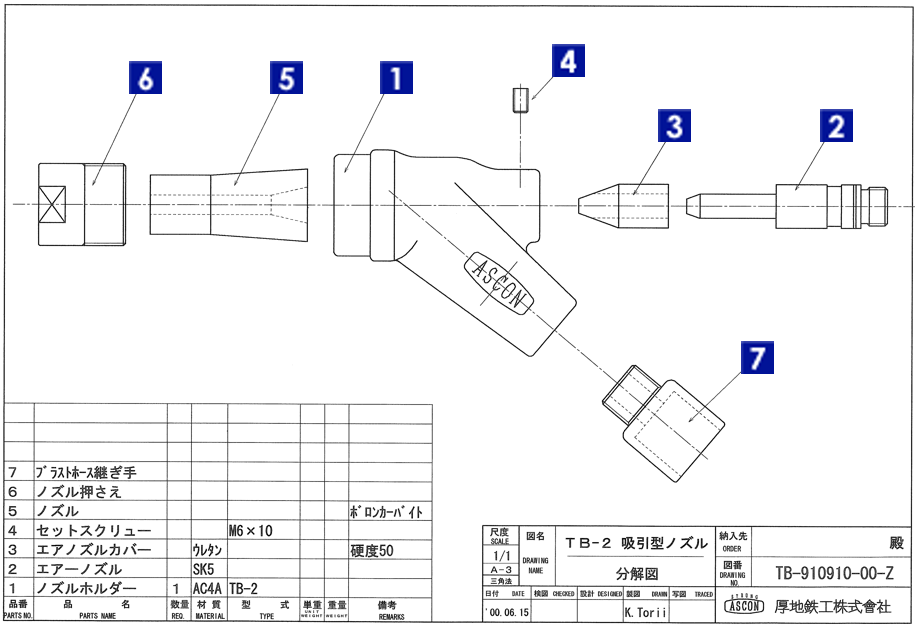 TB 2吸引型ノズル